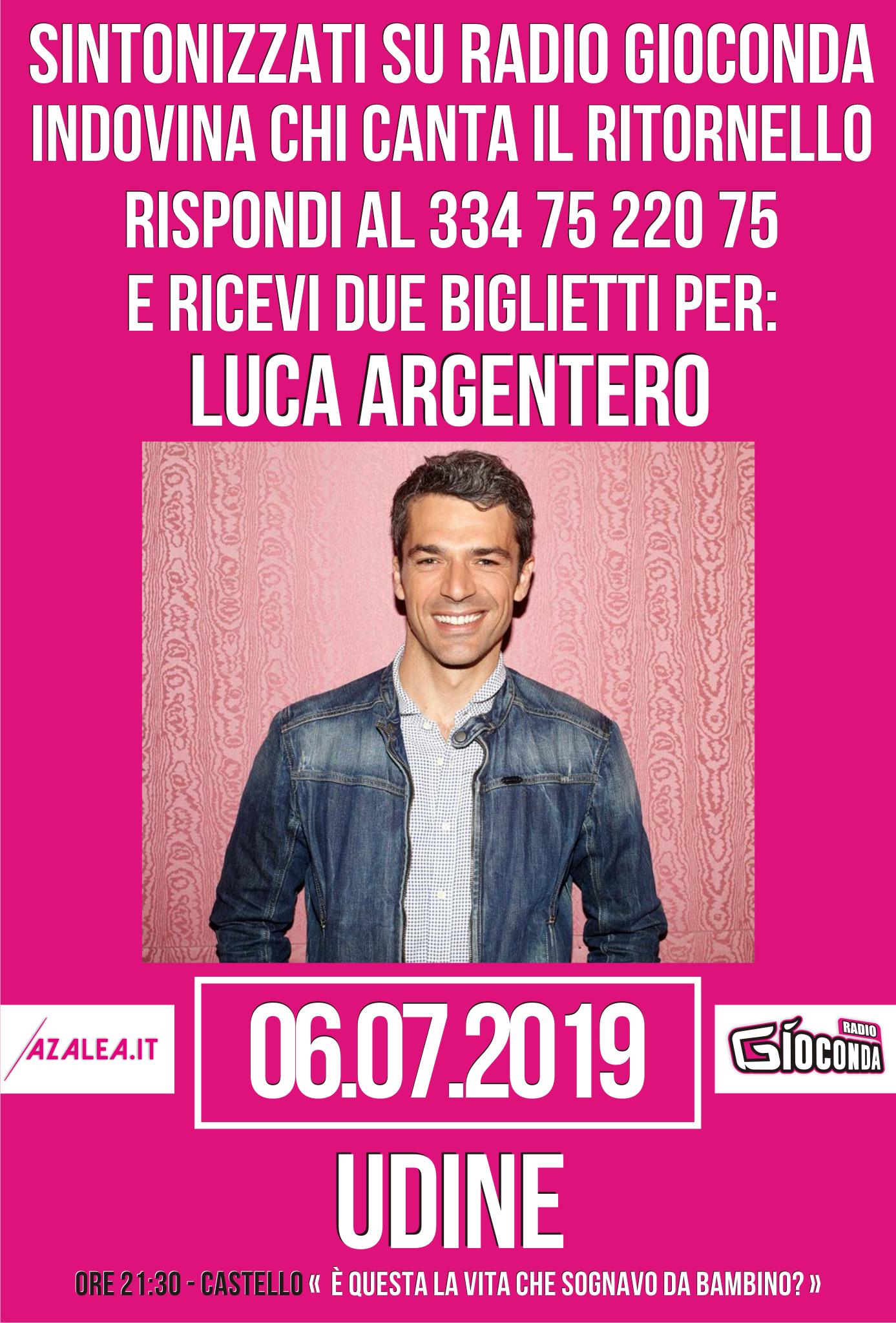 Indovina Indovinello Luca Argentero a Udine