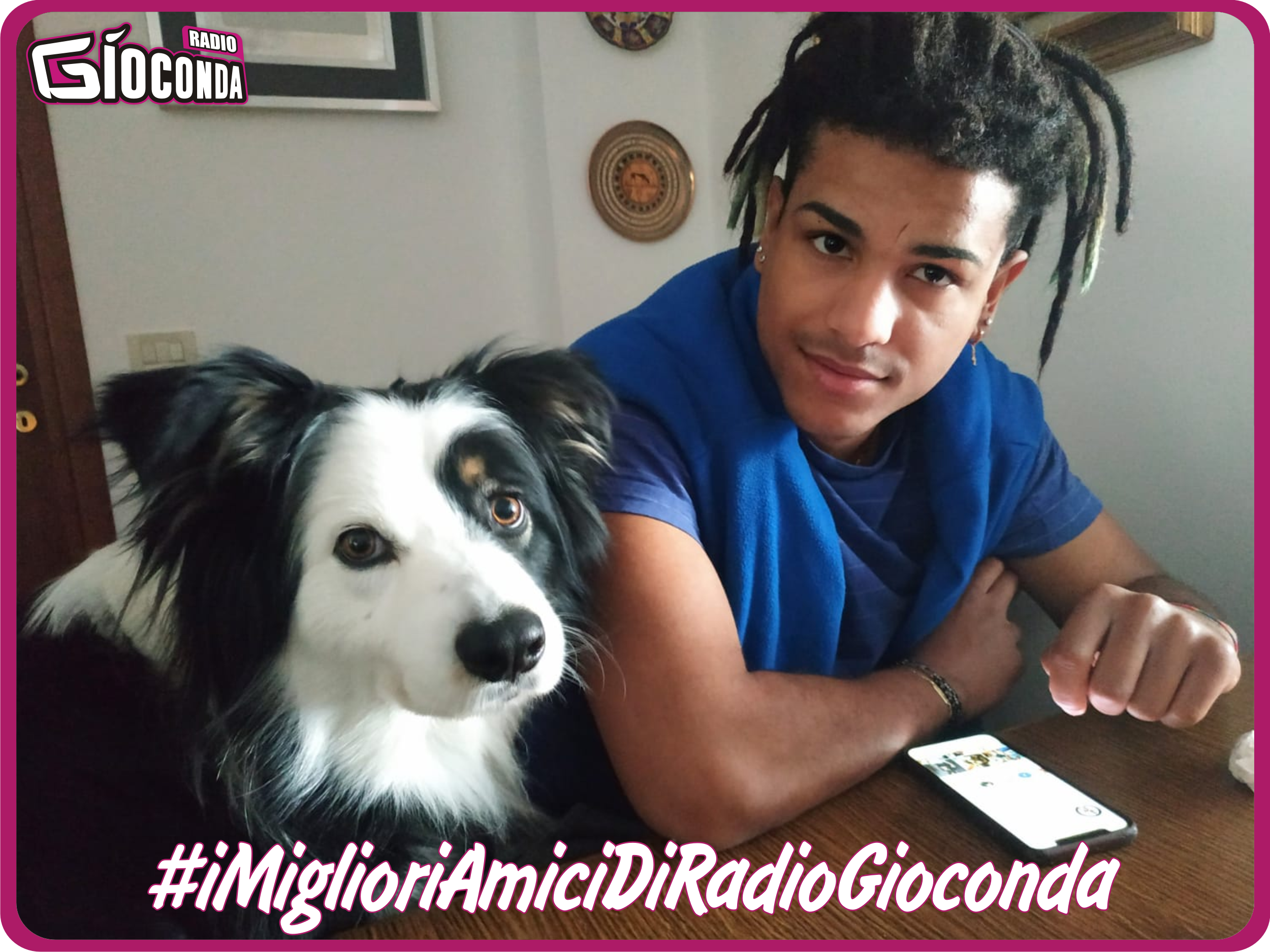 Sì è conlcuso lunedì 12 ottobre il contest fotografico “I migliori amici di Radio Gioconda”, che, per tutta l’estate, ha invitato i nostri ascoltatori a inviare alla redazione della radio un selfie insieme con il proprio animaletto da compagnia, da pubblicare sui nostri social, per aggiudicarsi la radiolina digitale firmata “Radio Gioconda”. La foto che ha ottenuto più like è quelle che ritrae Chen insieme alla bellissima Kira. In tutto hanno totalizzato ben 469 voti. Grazie a tutti coloro che hanno partecipato al concorso, che riproporremo nei porssimi mesi, e complimenti ai vincitori.