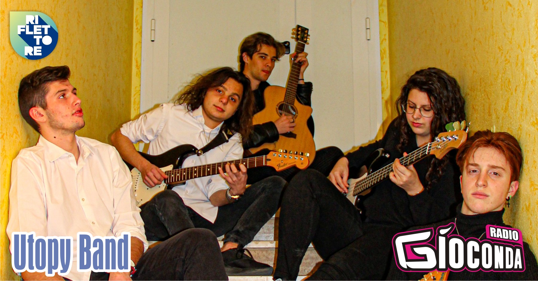 Massimo Antoniazzi, voce e chitarra della Utopy Band, sarà il protagonsita della puntata del 5 marzo di "Riflettore", lo spazio dedicato a chi si occupa di musica ed è orginario del Friuli-Venezia Giulia. Il gruppo musicale, composto da cinque giovanissimi elementi, è nata da poco meno di un anno e ha recentemente debuttato nel mondo discografico con la pubblicazione del singolo "Scena prima". Nelle prossime settimane uscirà "Scena seconda", sul quale la band è attulmente al lavoro. Riflettore è possibile seguirlo ogni venerdì alle 14.30 e in replica alle 20.30 in #fm (98.5 MHz Udine – 98.3 MHz Pordenone – 105.9 MHz Gorizia -107.3 MHz Trieste – 104.8 MHz Tolmezzo – 106.9 Gemona del Friuli) e anche atraverso lo streaming disponibile sul sito www.radiogioconda.it e sull’APP “Radio Gioconda”. La trasmissione è a cura di Linda Fiore.