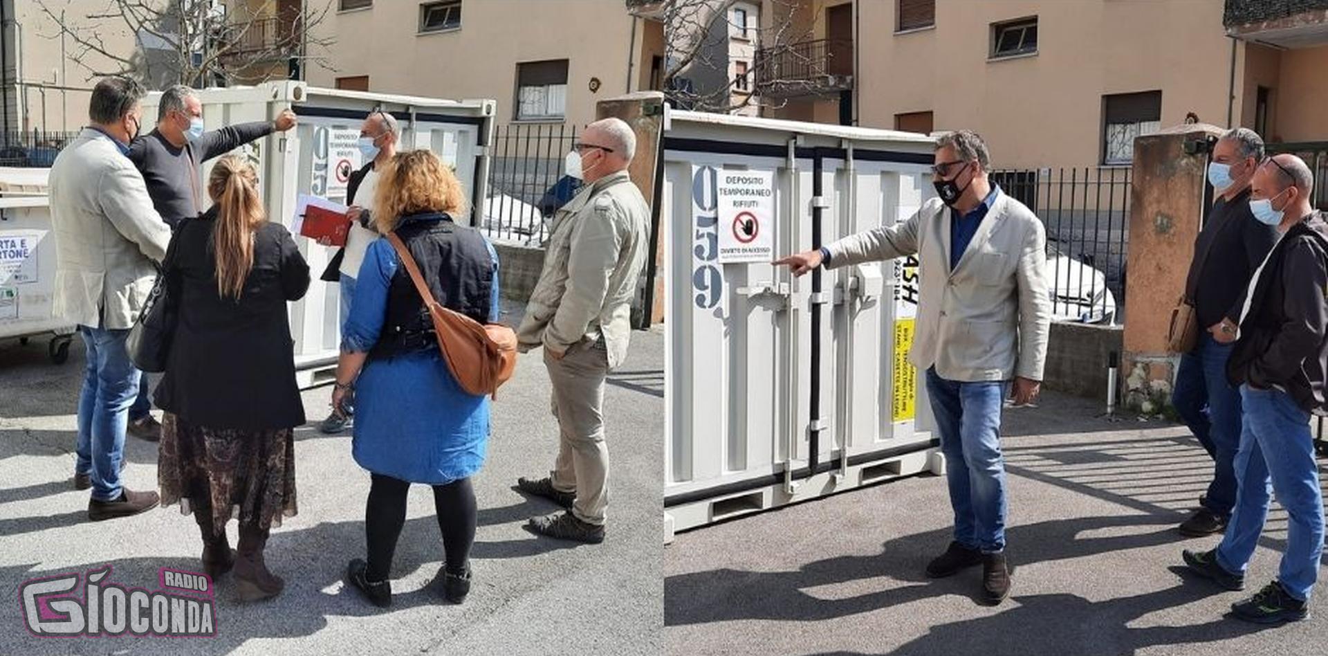 Raccolta differenziata ad hoc al polo per le vaccinazioni di Monfalcone 2021