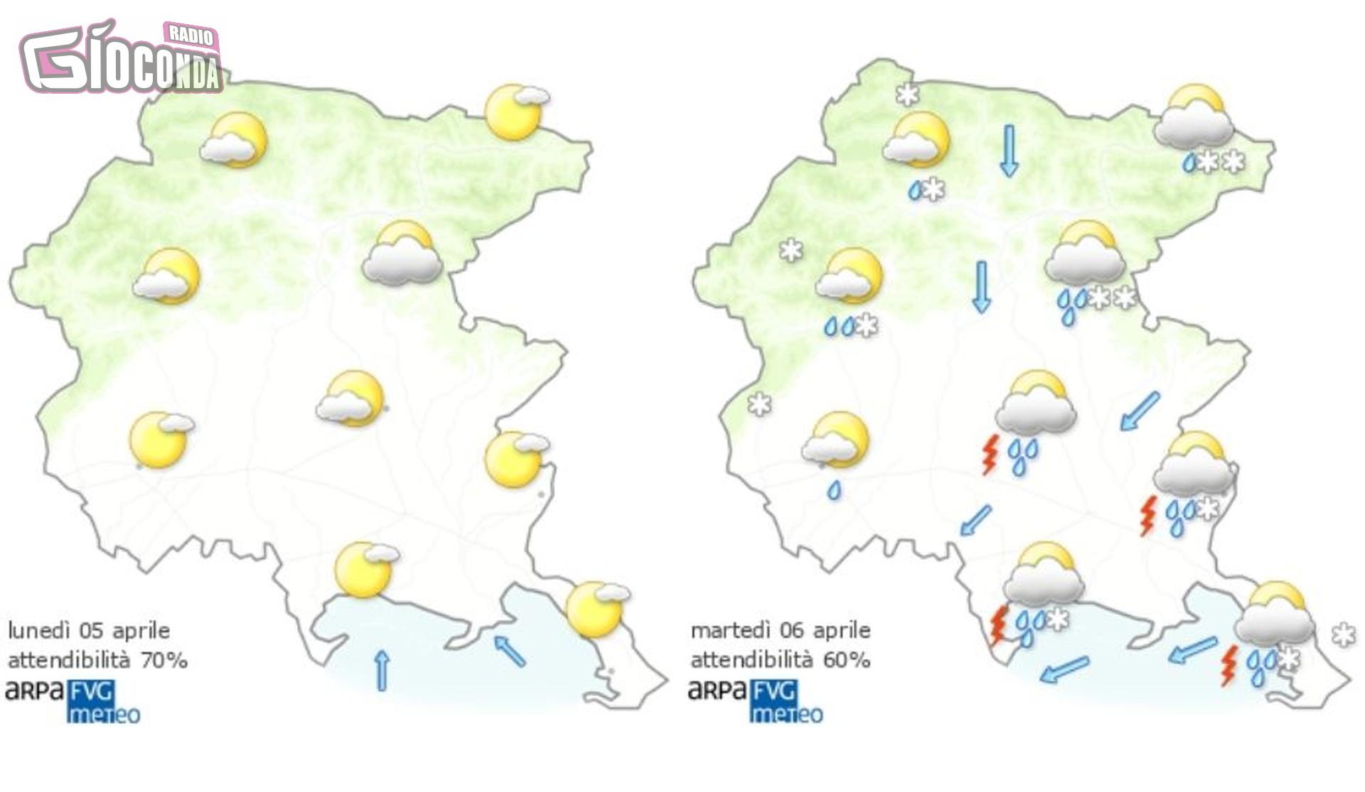 Ritornano freddo e neve in Friuli Venezia Giulia