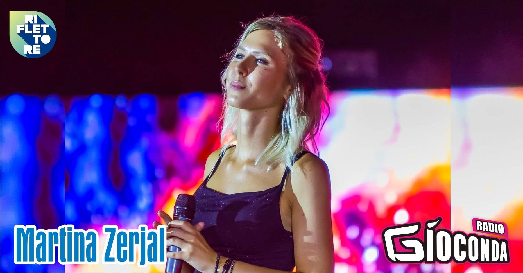 La cantautrice Martina Zerjal, che in ambito dance è nota con lo pseudonimo Tyna Ze, è l’ospite della puntata di venerdì 18 marzo di "Riflettore". Attualmente sta lavorando alla scrittura di brani originali, per la maggior parte in lingua italiana. Martina che ha già calcato palchi importanti come ad esempio quello dell'Arena di Verona, ha partecipato ad alcuni concorsi canori come "Musica è" a Roma, dove si è classificata al primo posto, e il "Premio Casa della Musica" di Cervignano (Ud) durante il quale ha vinto nella categoria "Interpreti". La cantautrice nel suo futuro più vicino ha in programma l'uscita del suo primo EP oltre a numerose date live.