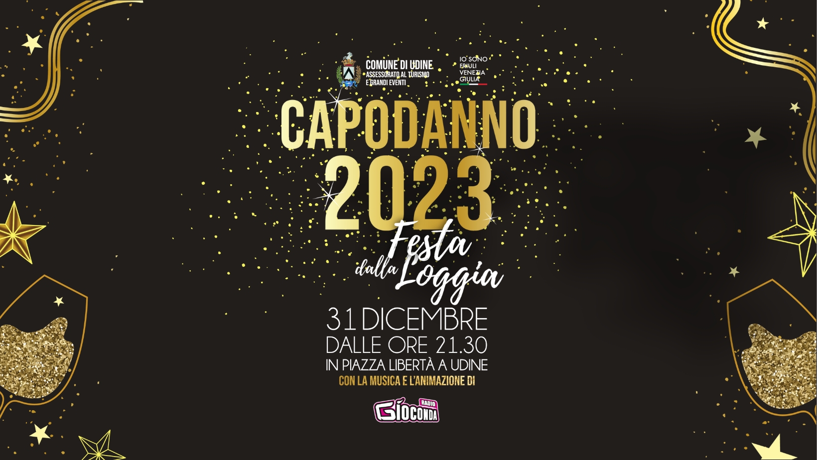 In piazza a Udine il Capodanno 2023 con Radio Gioconda