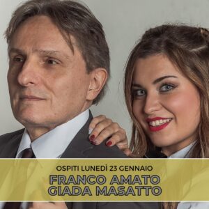 🔛 Gli attori Giada Masatto e Franco Amato sono gli ospiti della nuova puntata di "Chi ben comincia" in onda lunedì 23 gennaio alle 18.00.