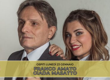 🔛 Gli attori Giada Masatto e Franco Amato sono gli ospiti della nuova puntata di "Chi ben comincia" in onda lunedì 23 gennaio alle 18.00.