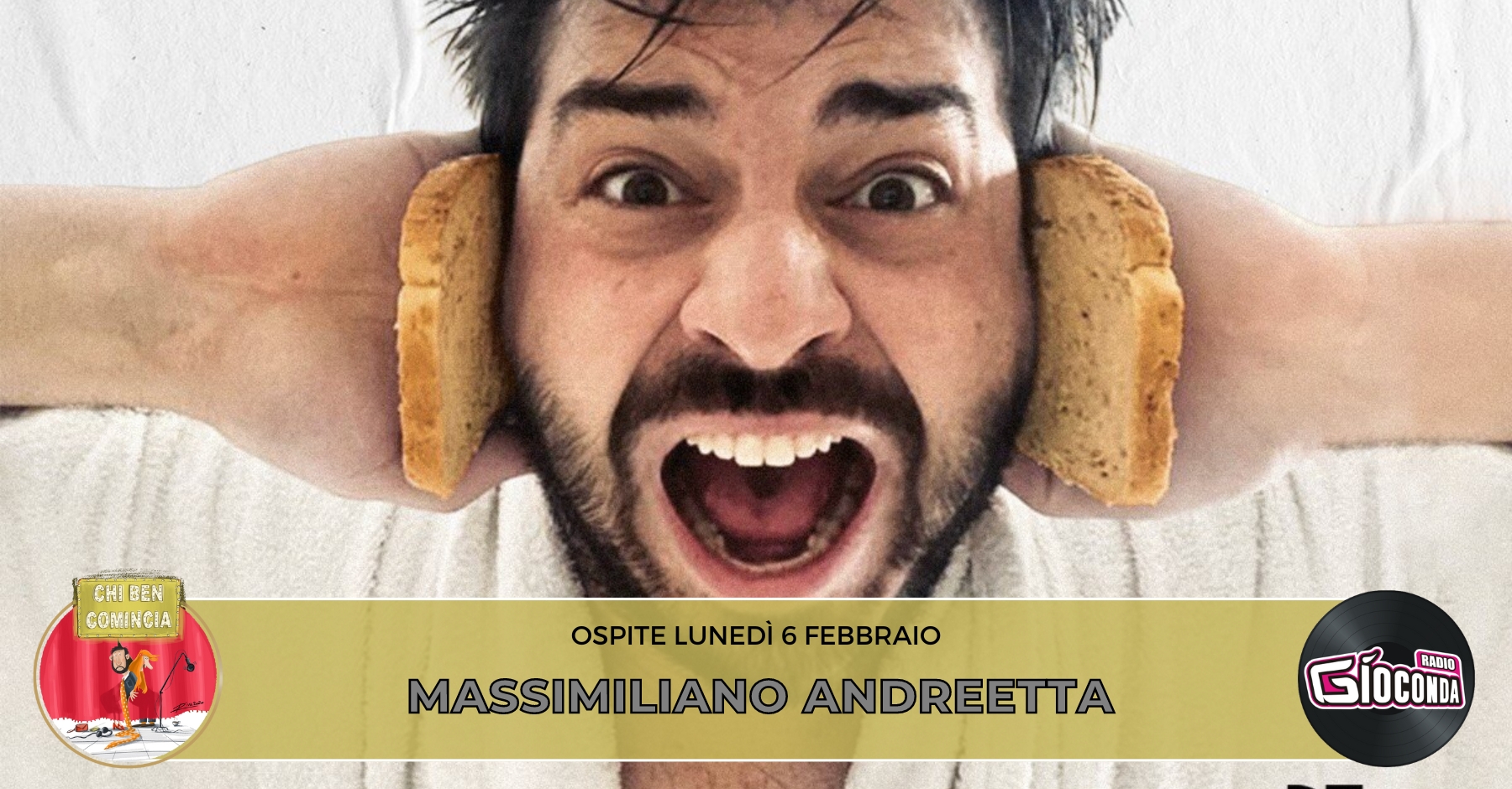 Il giornalista, inviato di PiazzaPulita, La7, Massimiliano Andreetta è l'opite della nuova puntata di "Chi ben comincia" in onda lunedì 6 febbraio alle 18.00. Lo scorso 31 gennaio ha pubblicato la sua opera prima “Diete e bugie”, edito da Paperfirst, un libro che vuole essere un vademecum irriverente, assurdo, quanto mai necessario per districarsi nel mondo delle diete e del mangiar bene; una guida a difesa della salute e del portafoglio, per imparare a conoscere un mondo – quello dell’alimentazione – diventato ormai preda di un business spietato e ingannevole.