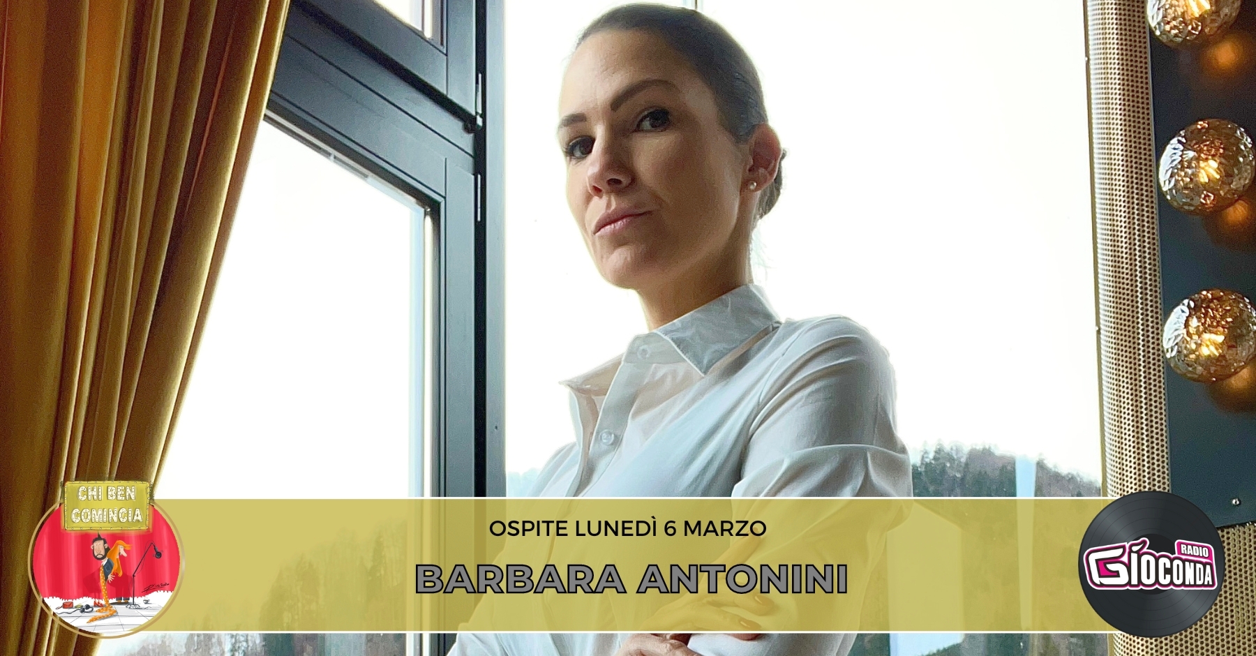 La maître Barbara Antonini, nuovo volto della trasmissione televisiva “Primo appuntamento” su Real Time, è l'ospite della nuova puntata di "Chi ben comincia" in onda lunedì 6 marzo alle 18.00.
