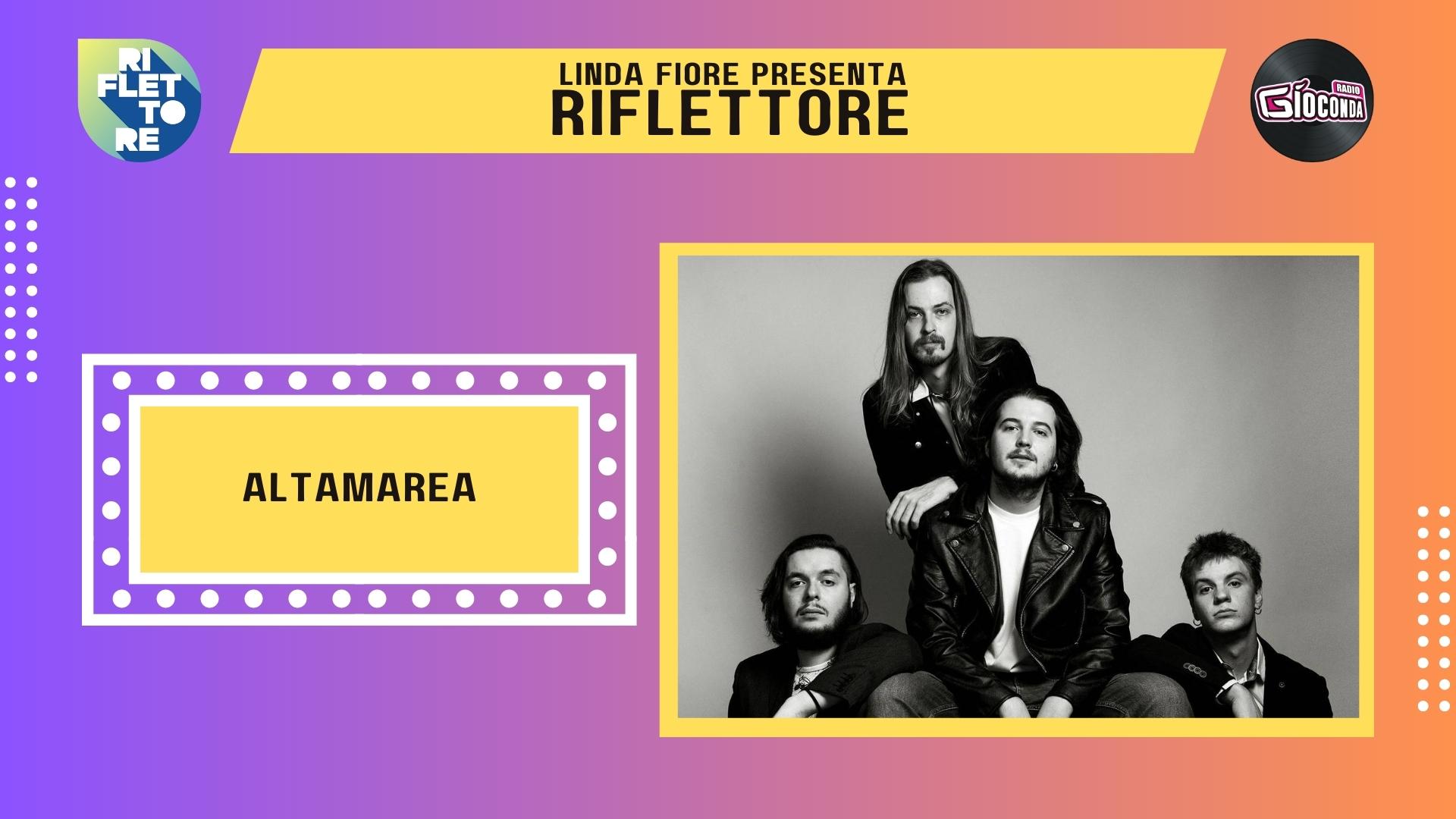 Amedeo Serafini, tra i fondatori della band pop – rock AltamareA della quale fanno parte anche Giorgio Parisi, Riccardo Cozzi e Lorenzo Buttà, è l'ospite della nuova puntata di "Riflettore" in onda venerdì 14 aprile alle 14.30 (replica ore 20.30).