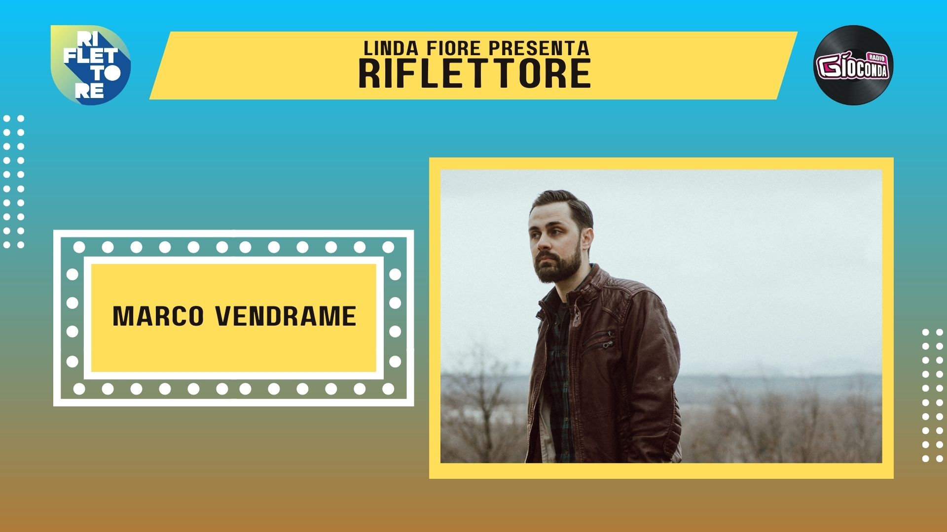 Marco Vendrame, chitarrista e songwriter pordenonese, è l’ospite della nuova puntata di “Riflettore” in onda venerdì 23 giugno alle 14.30 (replica ore 20.30).
