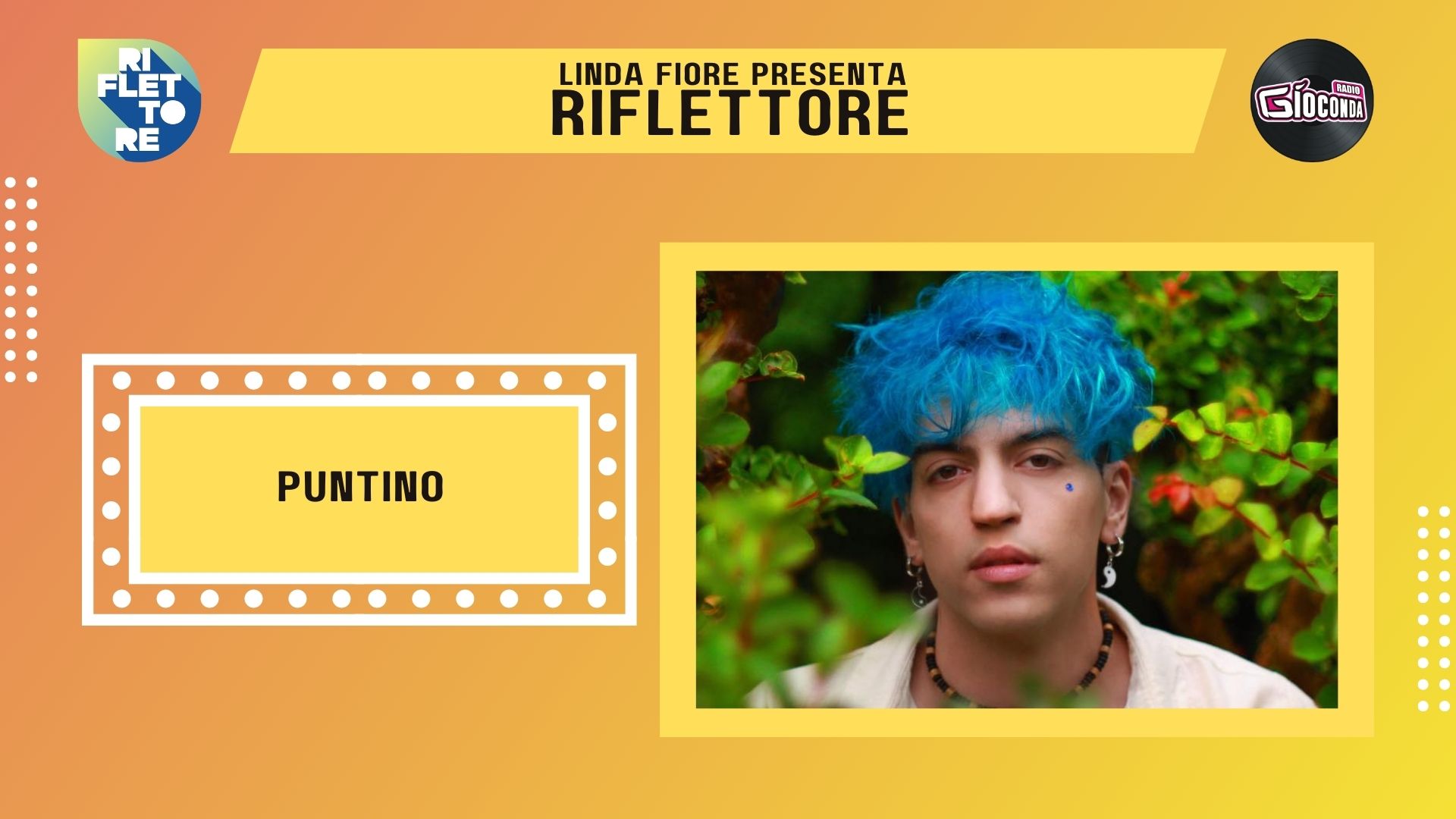 Il cantautore PUNTiNO, all’anagrafe Simone Forte, è l’ospite dell’ultima puntata della stagione 2022-2023 di “Riflettore”, in onda venerdì 14 luglio alle 14.30 (replica ore 20.30).