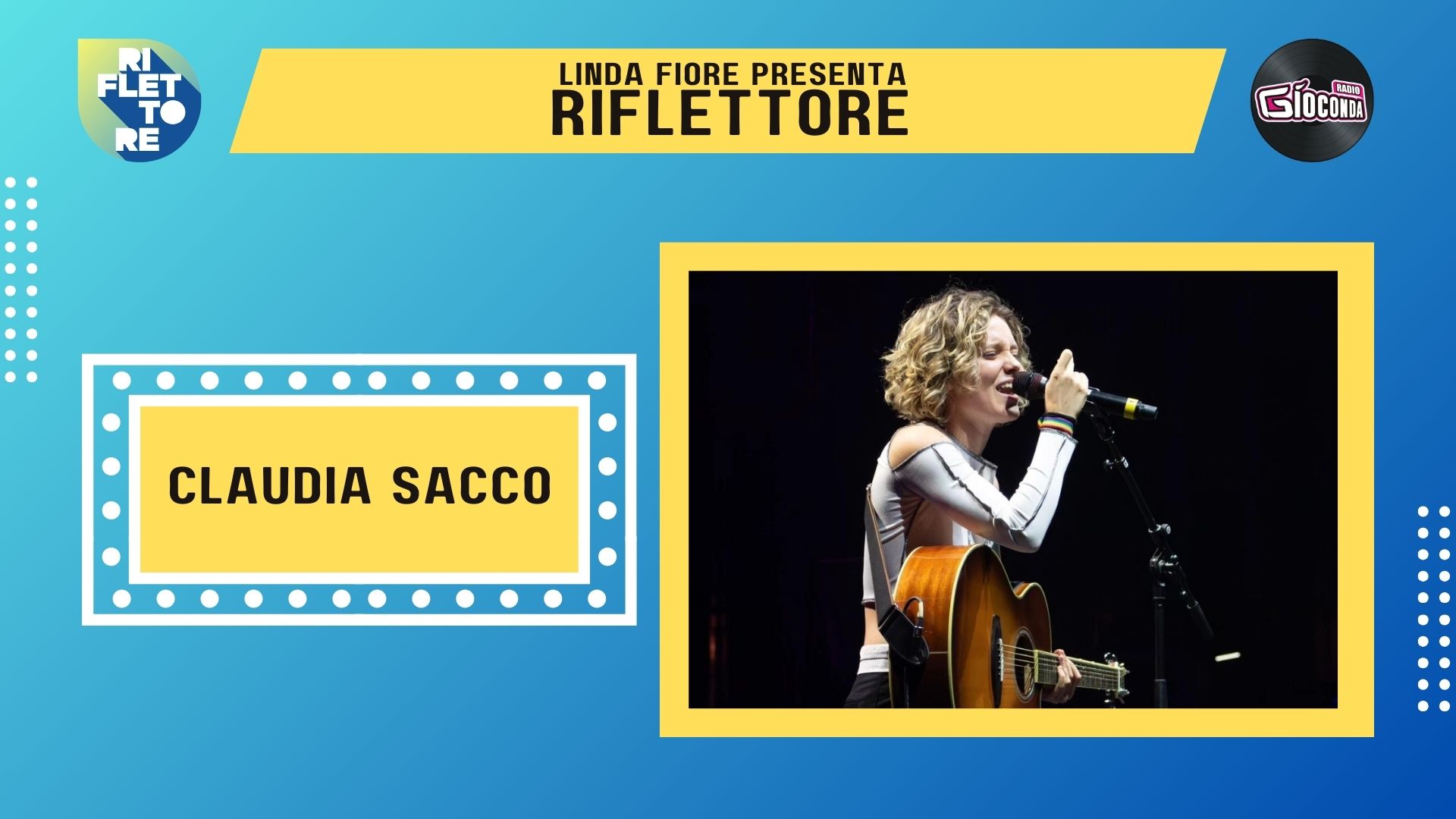 La giovanissima Claudia Sacco, di 17 anni, vincitrice della 36a edizione di Percoto Canta, il festival diventato un prestigioso punto di riferimento per tanti cantanti provenienti da tutta Italia, è l’ospite della di “Riflettore” in onda venerdì 6 ottobre alle 14.30 (replica ore 20.30)