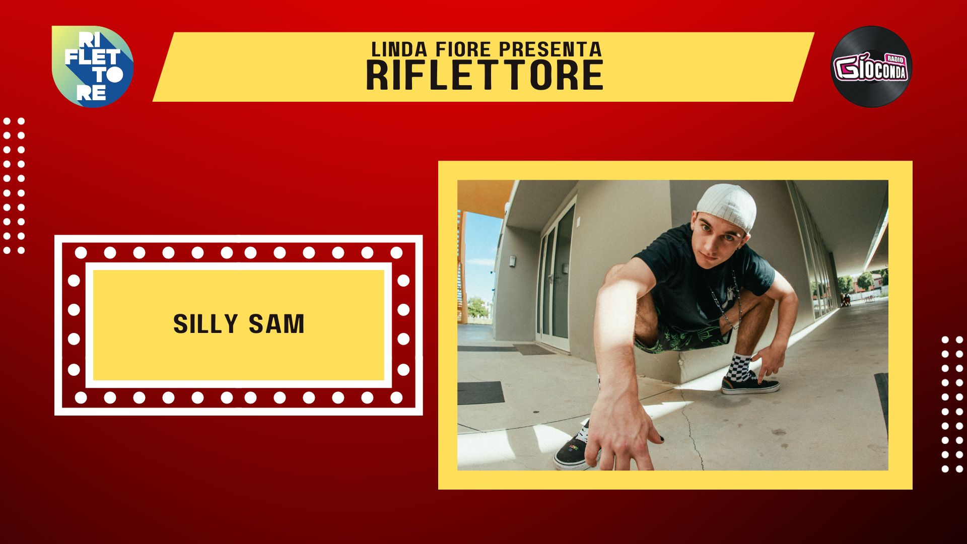 Il cantautore Samuele Buschsbaum, in arte Silly Sam, è l’ospite della puntata di venerdì 27 ottobre di “Riflettore”, lo spazio di Radio Gioconda dedicato alla musica che nasce in Friuli – Venezia Giulia.