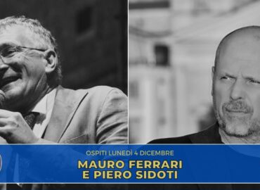 Lo scienziato Mauro Ferrari e il cantautore Piero Sidoti sono gli ospiti della nuova puntata di “Chi ben comincia” in onda lunedì 4 dicembre alle 18.00.