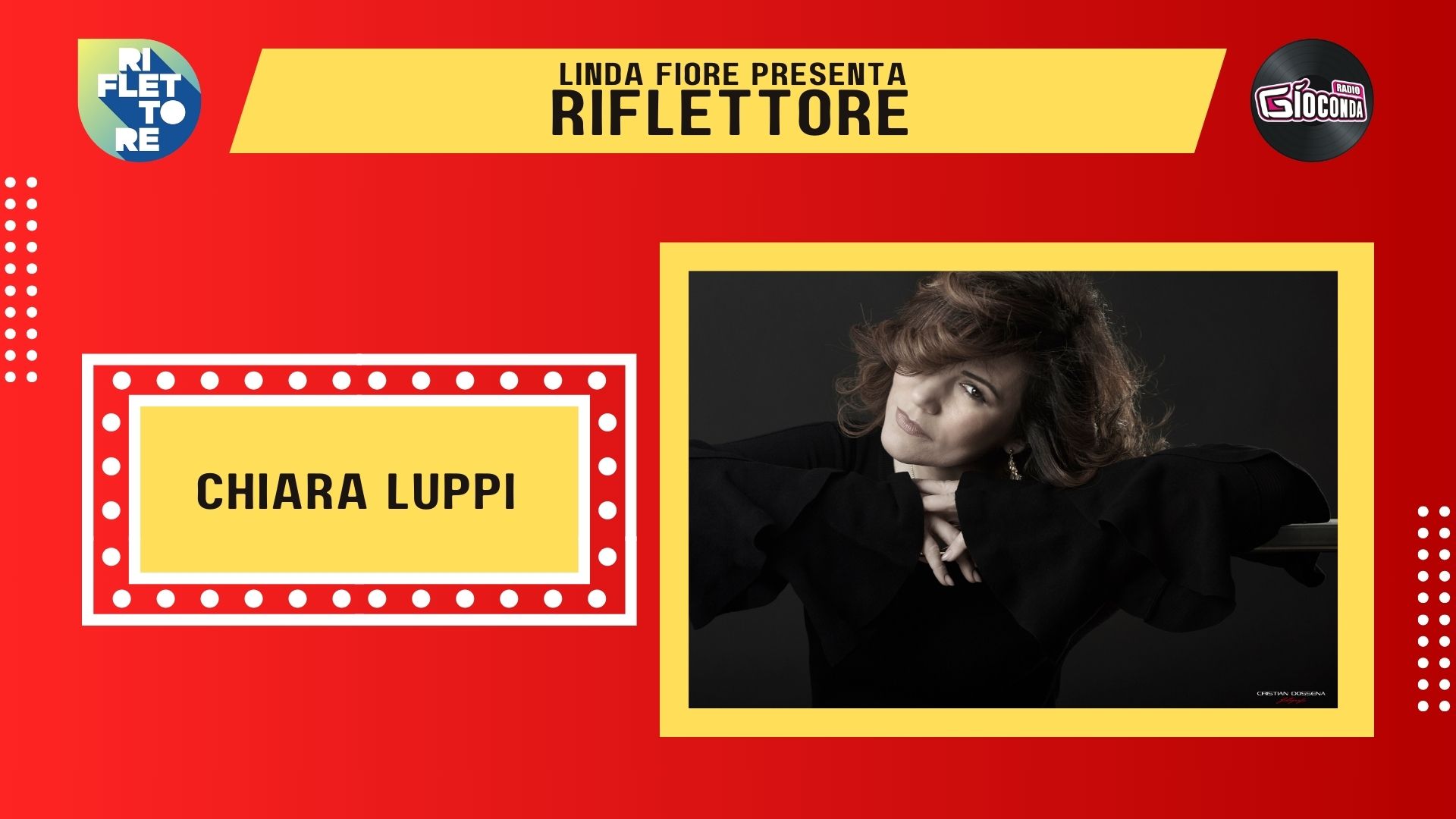 La poliedrica Chiara Luppi è l'ospite della puntata di venerdì 8 dicembre di “Riflettore”, lo spazio di Radio Gioconda dedicato alla musica che nasce in Friuli-Venezia Giulia.