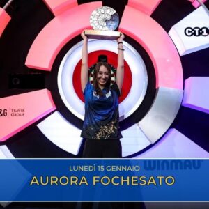 Aurora Fochesato, campionessa del mondo di freccette under 18 al "Wdf Girls World", è l'ospite della nuova puntata di “Chi ben comincia” in onda lunedì 15 gennaio alle 18.00.