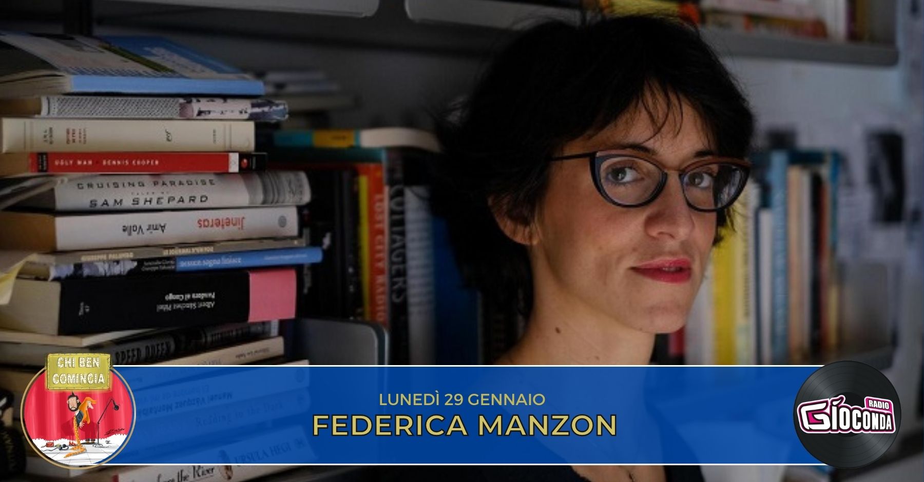 La scrittrice e direttrice editoriale Federica Manzon è l'ospite della nuova puntata di “Chi ben comincia” in onda lunedì 29 gennaio alle 18.00.