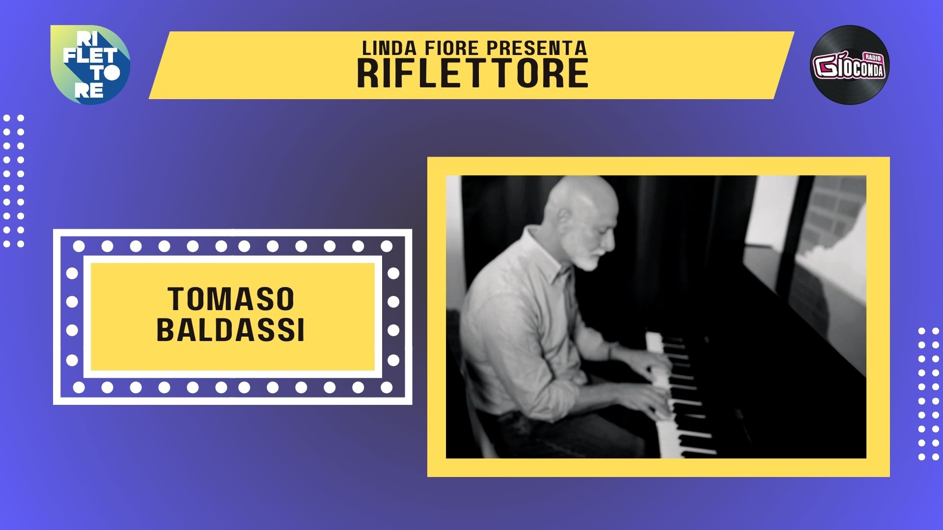 Il cantautore e produttore Tomaso Baldassi è l'ospite della puntata di venerdì 12 gennaio di “Riflettore”, lo spazio di Radio Gioconda dedicato alla musica che nasce in Friuli-Venezia Giulia.