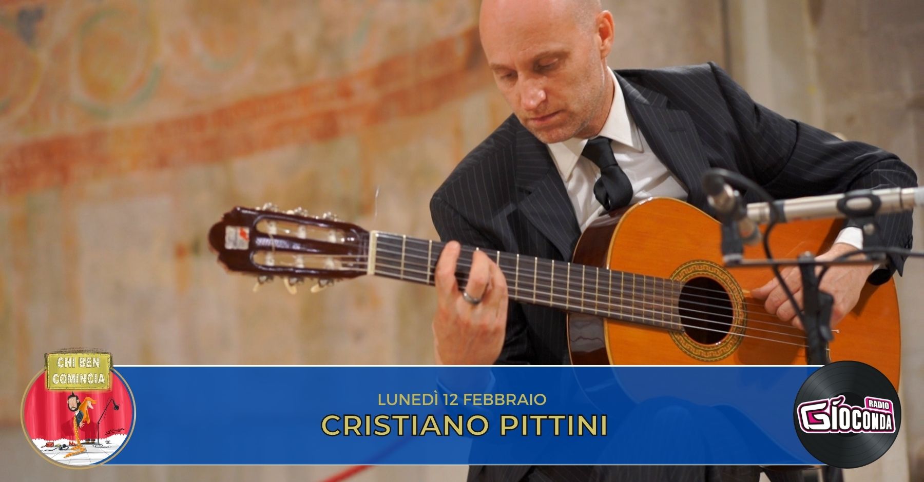 Cristiano Pittini, musicista e imprenditore nel settore eventi, è l'ospite della nuova puntata di “Chi ben comincia” in onda lunedì 12 febbraio alle 18.00.
