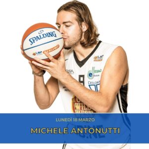 Michele Antonutti, simbolo del basket del Friuli-Venezia Giulia, è l’ospite della nuova puntata di “Chi ben comincia” in onda lunedì 11 marzo alle 18.00.