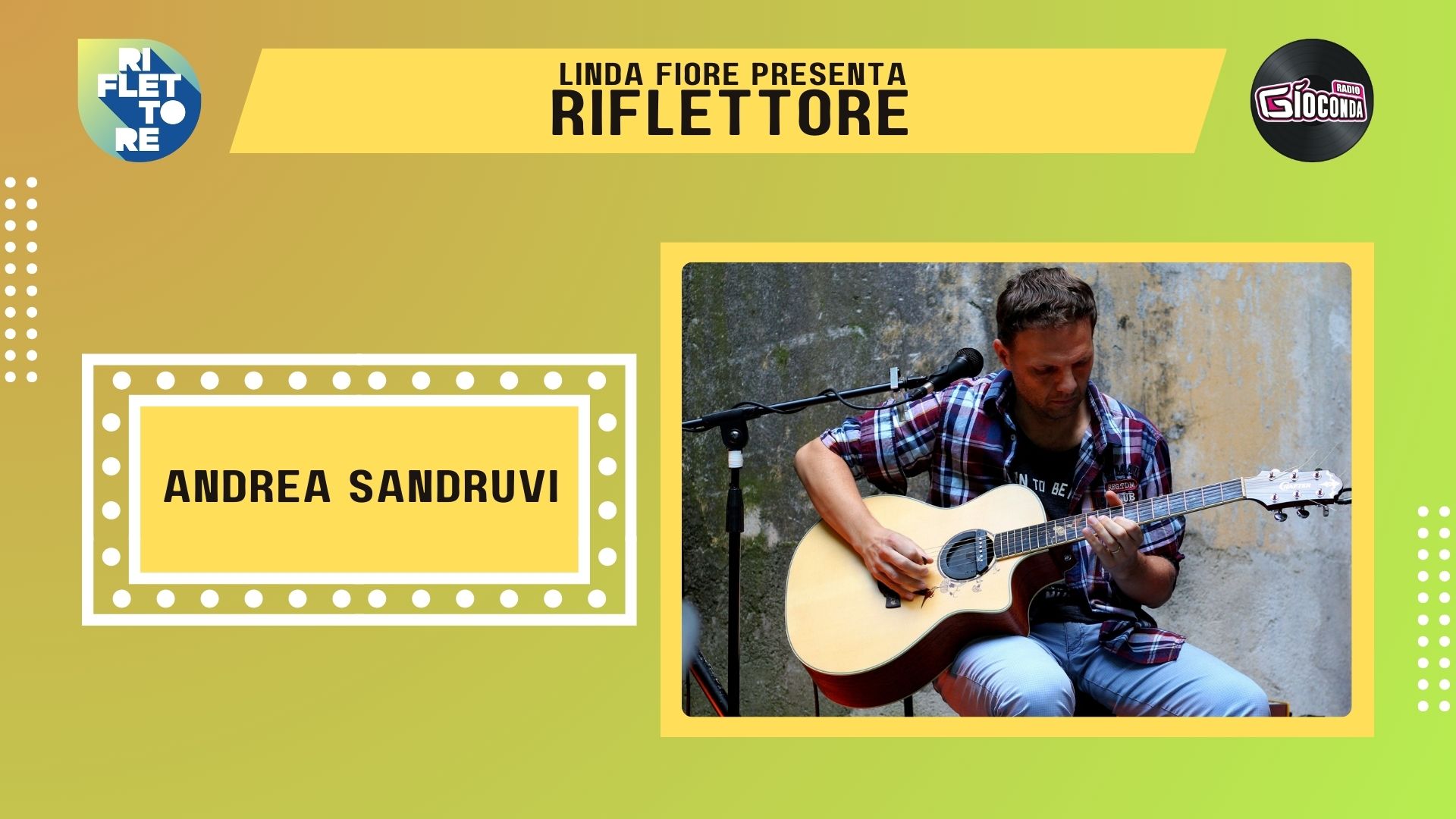 Il musicista Franco Giordani è l'ospite della puntata di venerdì 22 marzo di "Riflettore", in onda alle 14.30 (replica ore 20.30).