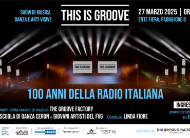 "This is Groove - I cento anni della radio italiana" è i programma il 27 marzo alle 20:30 al Padiglione 6 della Fiera di Udine.