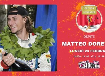Il pilota di rally Matteo Doretto sarà ospite della prossima puntata di Chi Ben Comincia, in onda lunedì 24 febbraio alle ore 18.00 su Radio Gioconda.