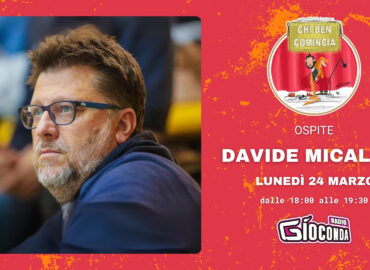 Il presidente e fondatore della United Eagles Basketball Cividale, Davide Micalich, sarà ospite della prossima puntata di Chi Ben Comincia in onda lunedì 24 marzo alle ore 18:00 su Radio Gioconda.