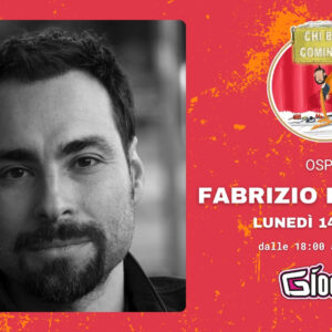 Fabrizio Bozzetti, scrittore e sceneggiatore, sarà l’ospite della prossima puntata di Chi Ben Comincia, in onda lunedì 14 aprile alle ore 18.00 su Radio Gioconda.